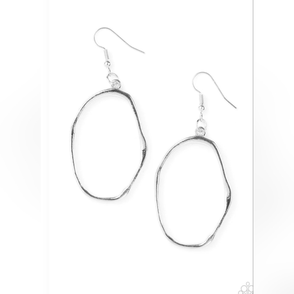 Eco Chic Silver Earrings - Picture 1 of 3